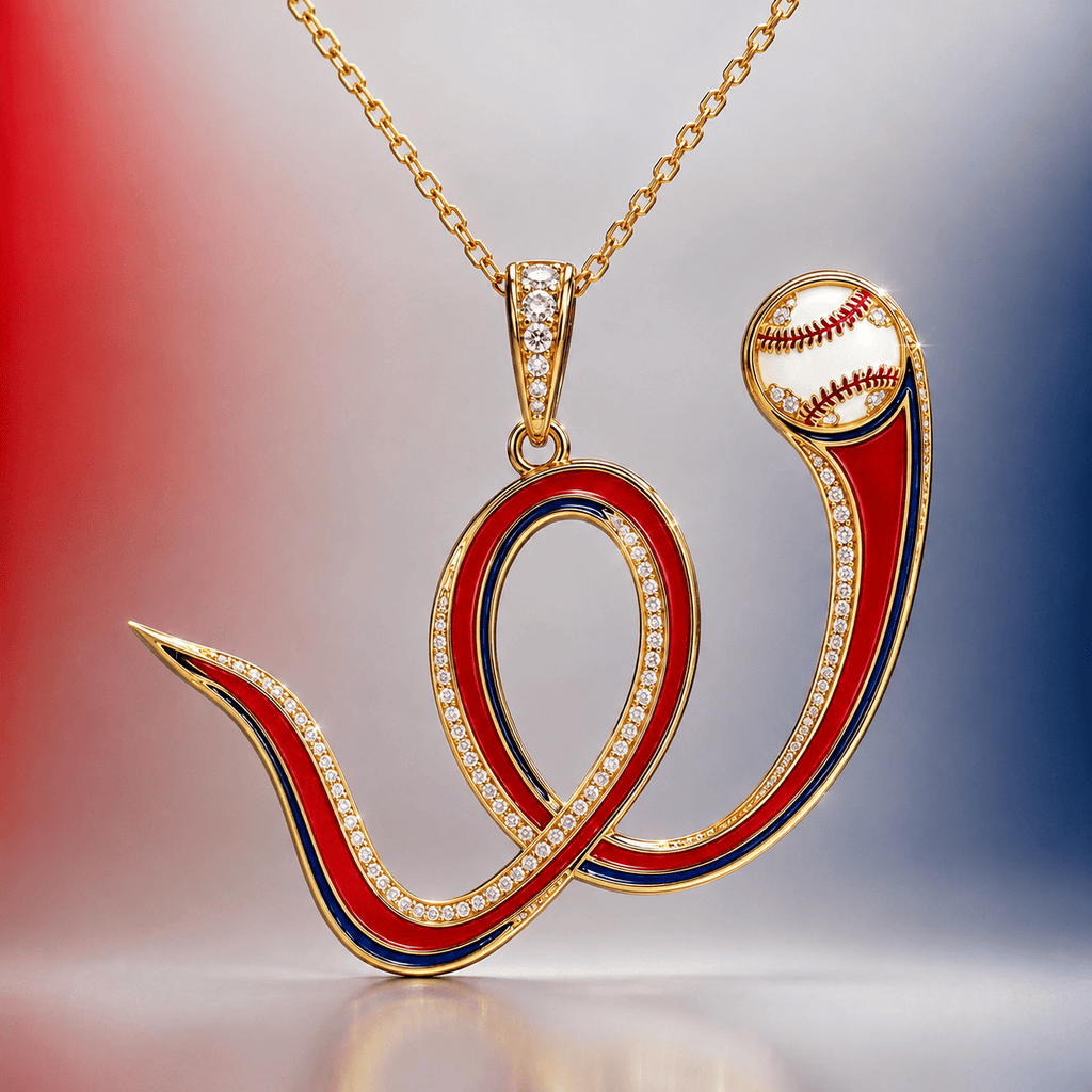 WNT Solid Gold Chain with Diamond Pendant BMD