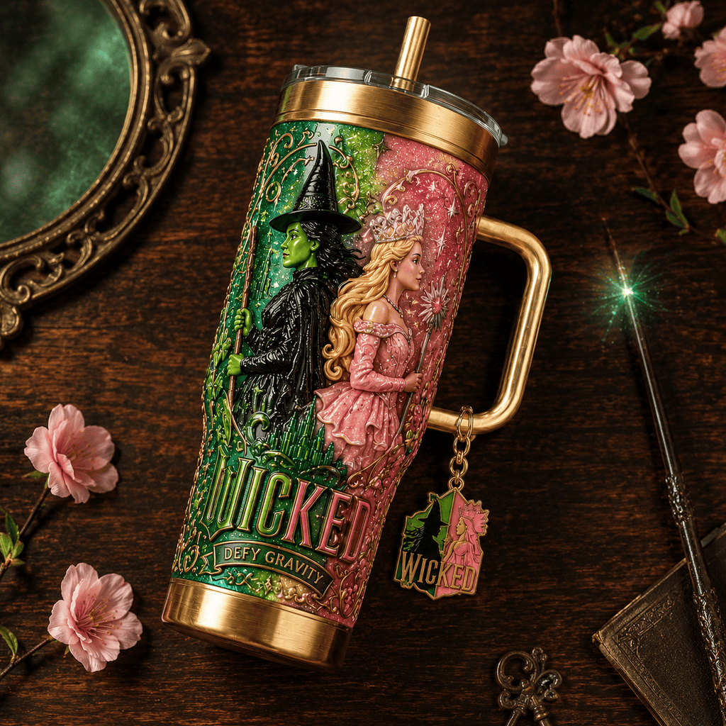 WCKD 40oz Tumbler With Handle TTNL