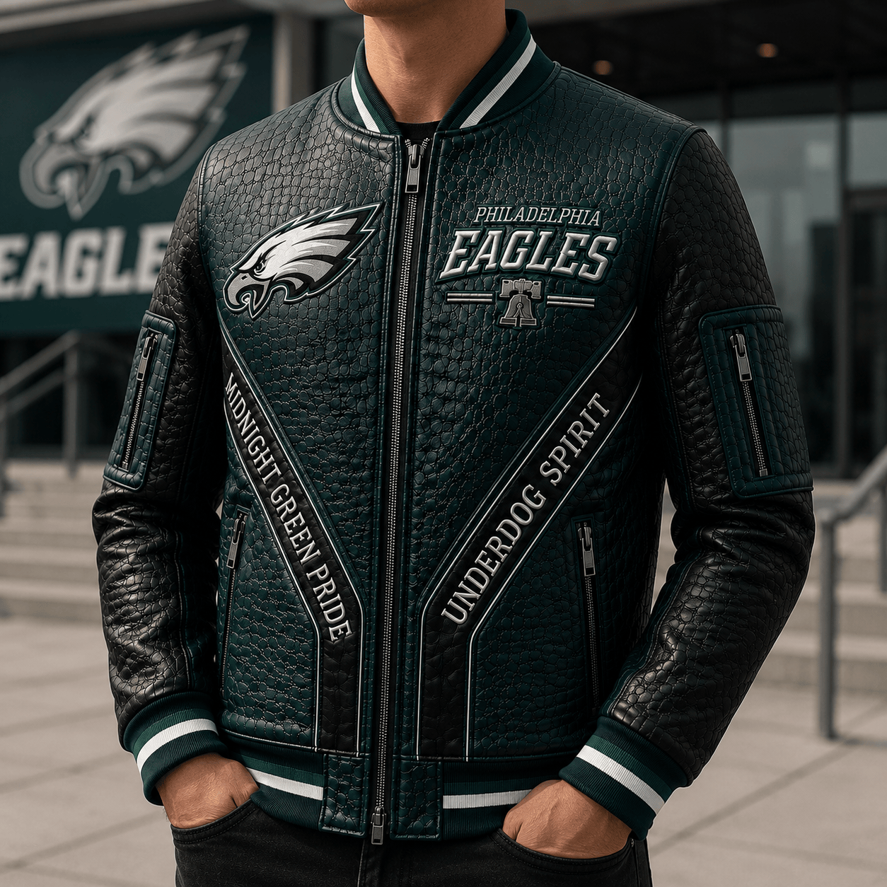 Premium PLDE Leather Zipper Jacket TTMH