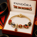 TIDB Gold Charm Bracelet Set TMH