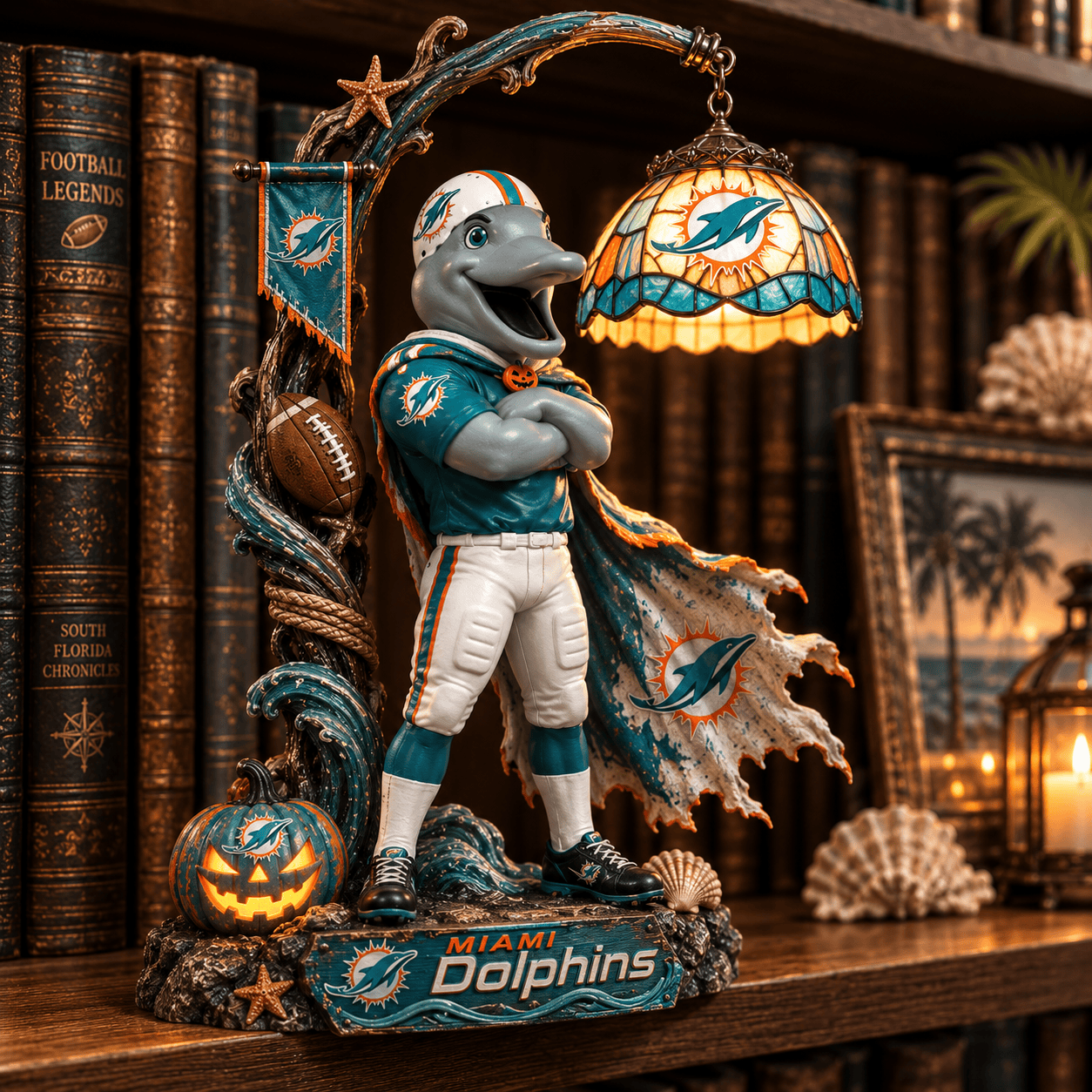 Premium MDP Bookshelf Figurines Lamp PDL
