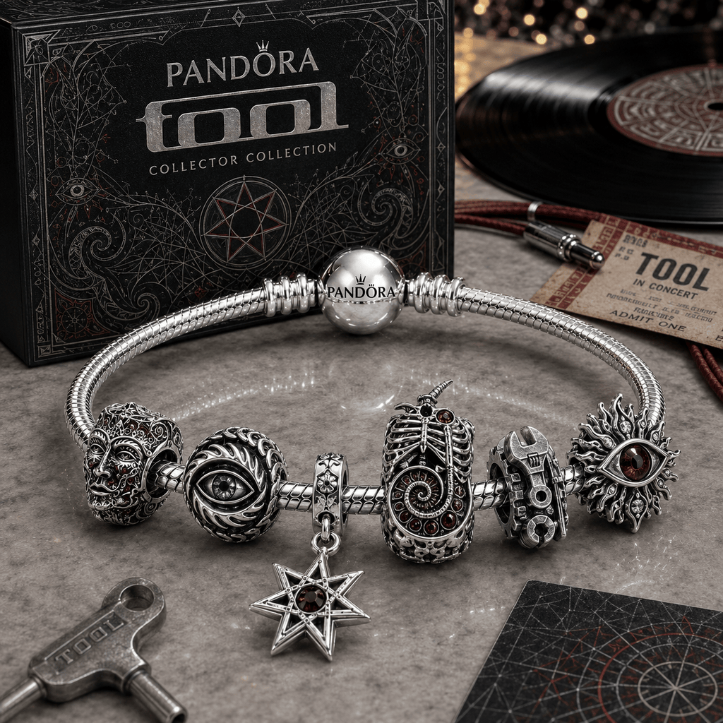 TOOL Silver Charm Bracelet Set NTVA