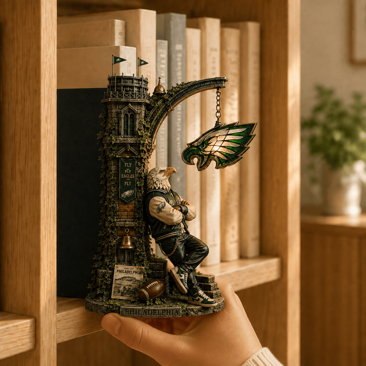 Premium PLDE Bookshelf Figurines Lamp NTNA