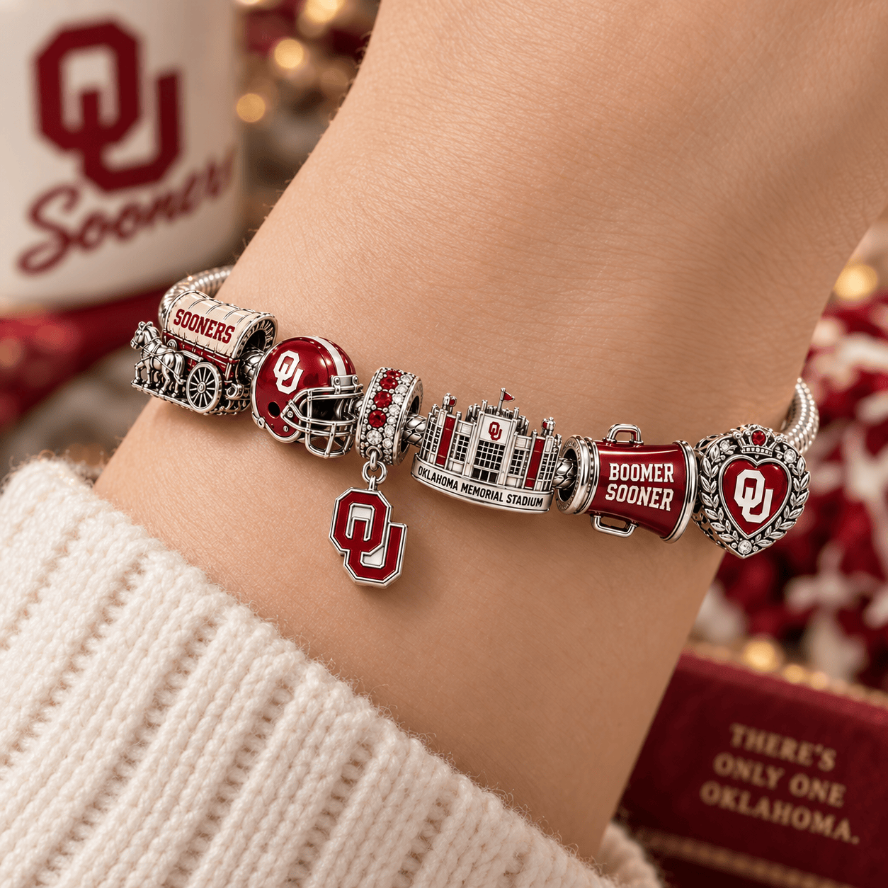 OSN Silver Charm Bracelet Set NTTB