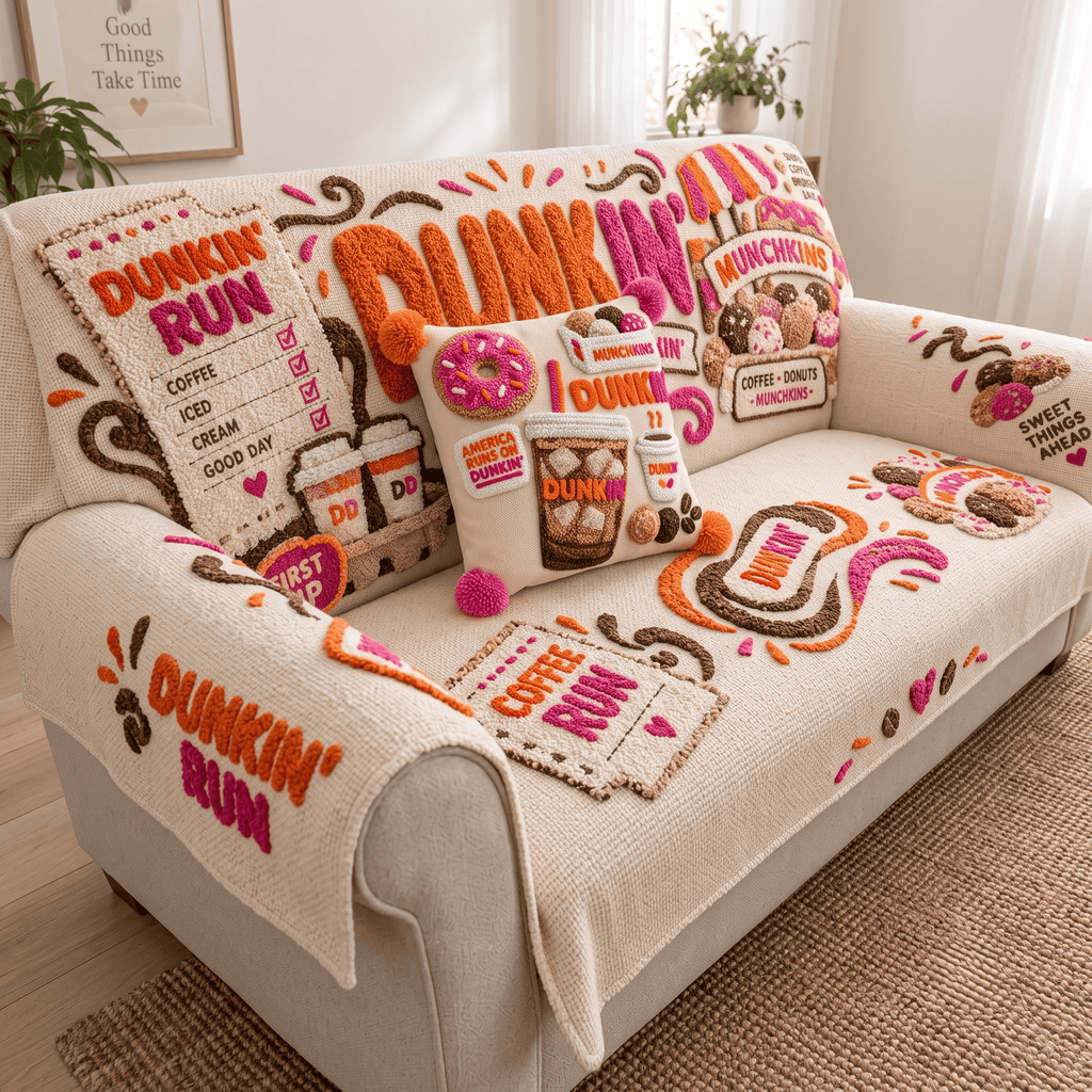 DKDN Tufted Sofa Cover & Pillow Set HTTT