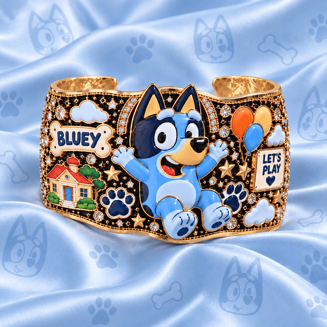 Premium BLU Cuff Bracelet NTNA
