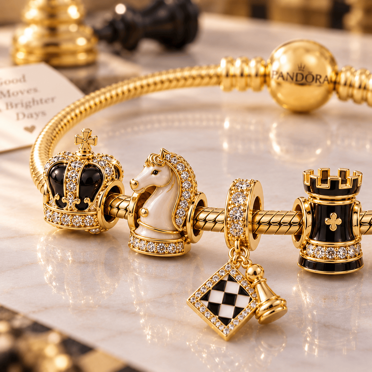 CHSS Gold Charm Bracelet Set VTH