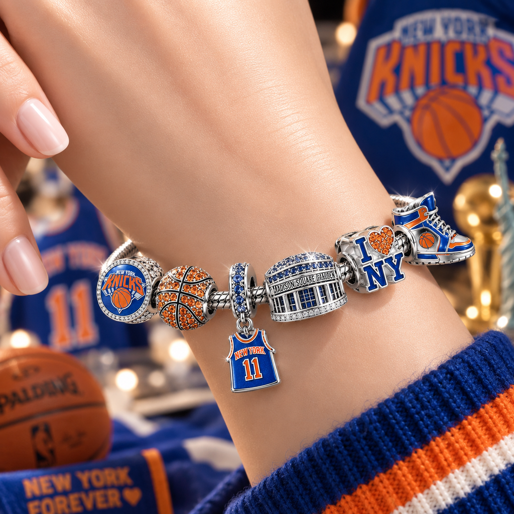 NYK Silver Charm Bracelet Set VTH