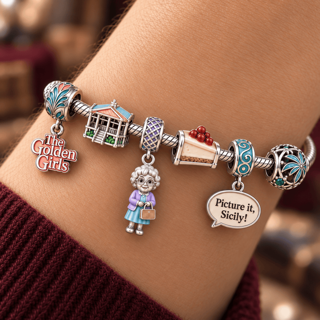 TGG Silver Charm Bracelet Set HQH