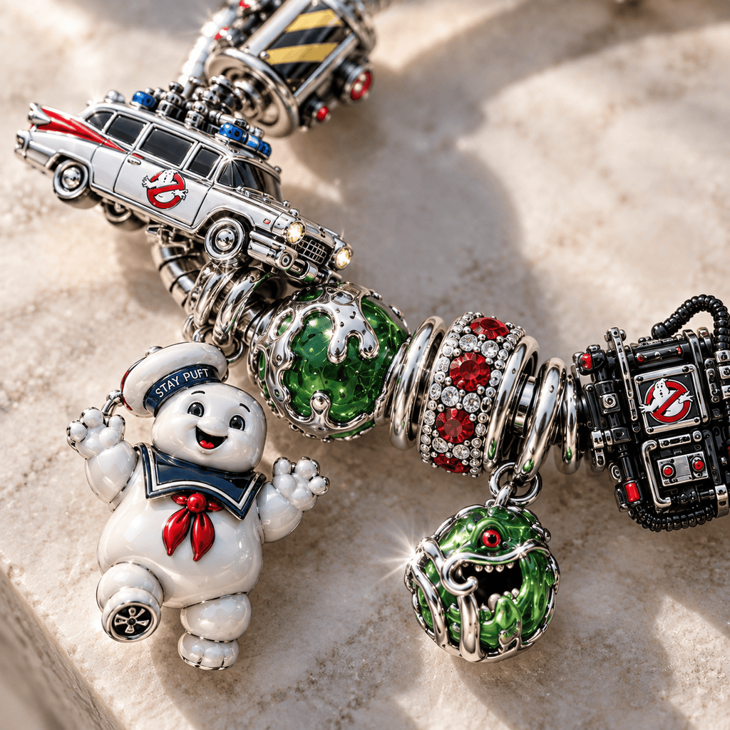 GHBS Silver Charm Bracelet Set NTTB