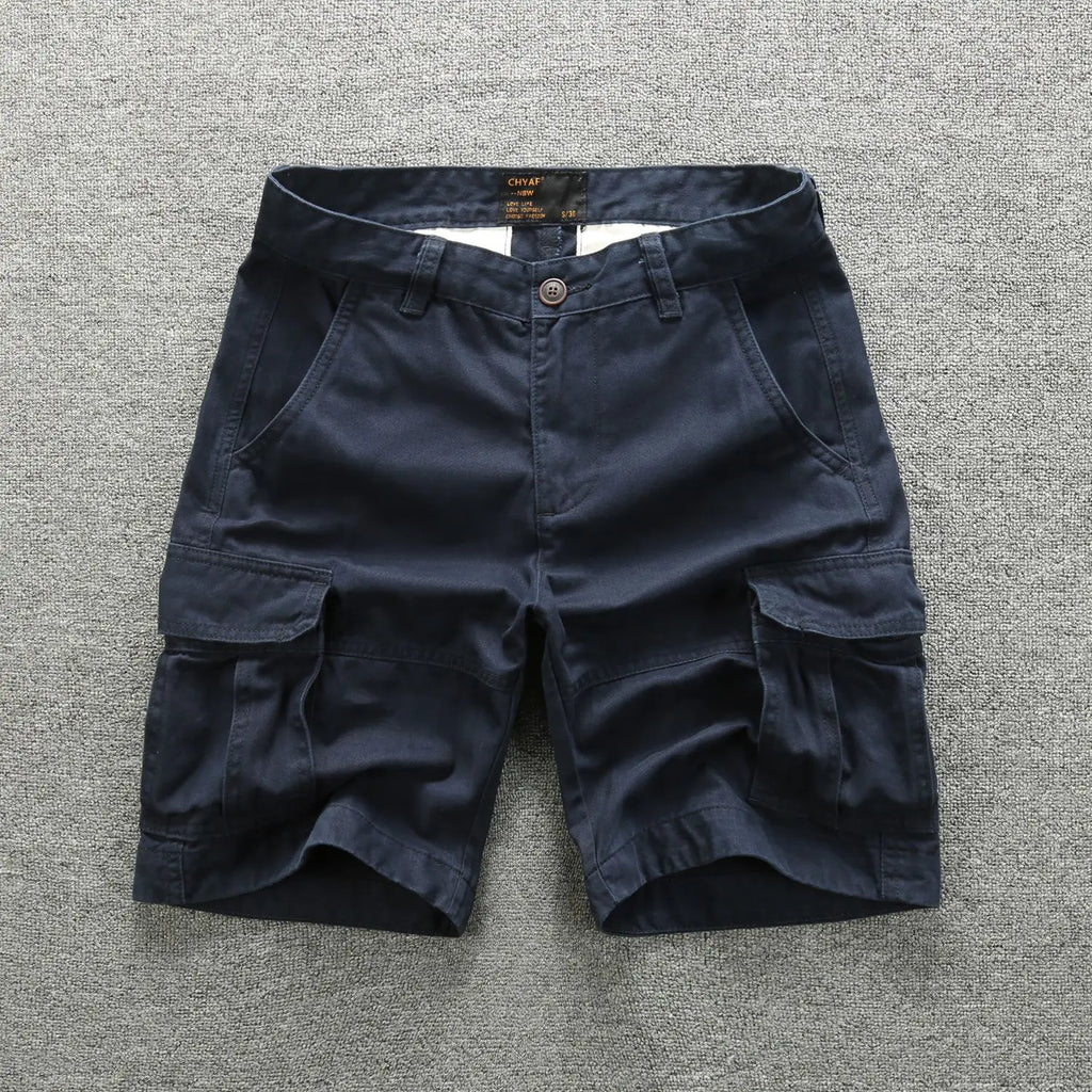 Retro Camouflage Multi-Pocket Cargo Shorts Mens 2026 Fashion Summer Streetwear Casual Daily Utility Workwear Shorts Pants Man